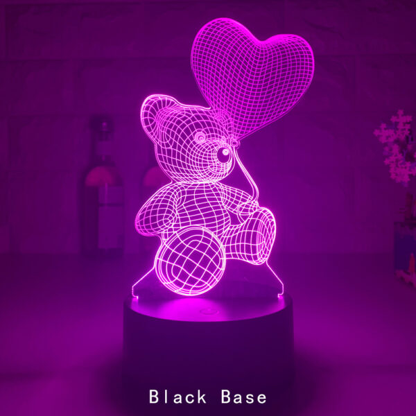 3D Lamp Acrylic USB LED Night Lights Neon Sign Lamp Xmas Christmas Decorations For Home Bedroom Birthday Decor Valentines Day Gifts - Image 8