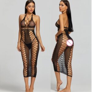 Sexy Lingerie Erotic Hot Women Bodystocking Bodysuits  Crotch Tights Transparent Body Stockings Sex Clothes Mesh Underwear