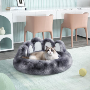 Cute Dog Bear Paw Shape Dog Bed, Dog Beds & Furniture For Small And Medium Dogs, Cozy Plush Cute Cat Beds For Indoor Cats (Copy)